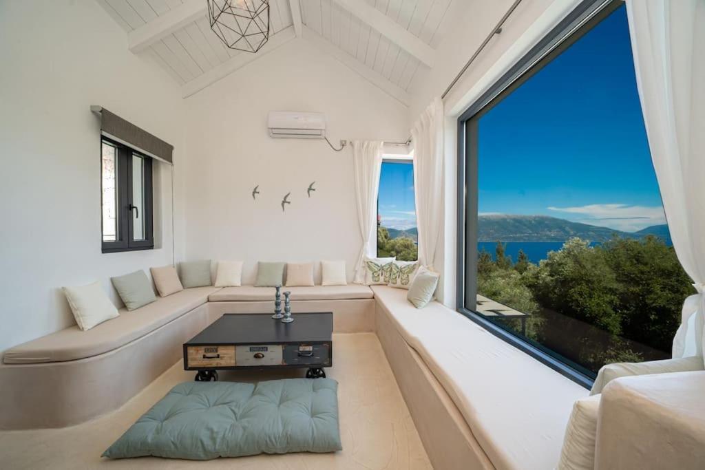Villa Elisabeth Sea View Private Pool Fiskardo Kefalonia Katsaráta Exteriör bild