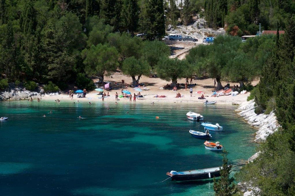 Villa Elisabeth Sea View Private Pool Fiskardo Kefalonia Katsaráta Exteriör bild