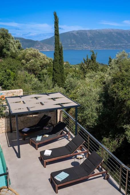 Villa Elisabeth Sea View Private Pool Fiskardo Kefalonia Katsaráta Exteriör bild