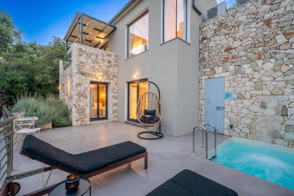 Villa Elisabeth Sea View Private Pool Fiskardo Kefalonia Katsaráta Exteriör bild